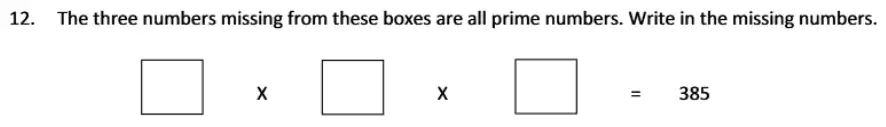 Question 12 - The Perse School 11 Maths Specimen Paper - 1 - 2024