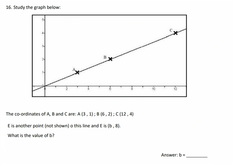 Question 16(b) - The Perse School - 11 Plus Maths Specimen Paper 1 - 2026