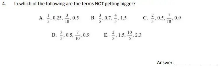 Question 4 - The Perse School 11 Maths Specimen Paper - 3 - 2024