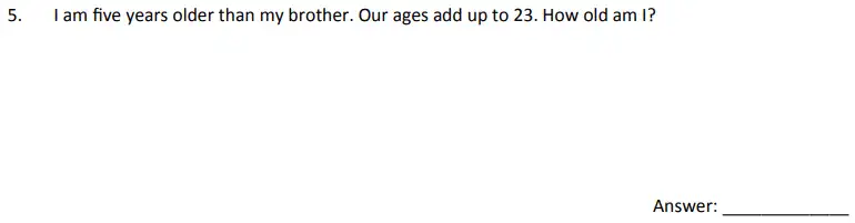 Question 5 - The Perse School 11 Maths Specimen Paper - 3 - 2024