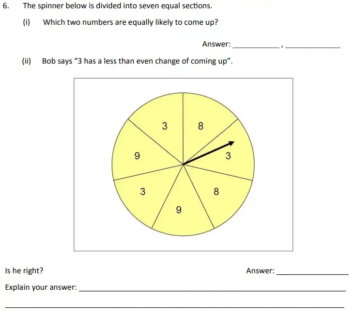 Question 6(i,ii) - The Perse School 11 Maths Specimen Paper - 3 - 2024