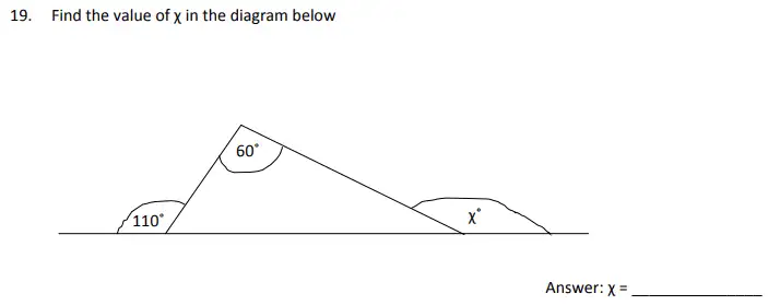 Question 19 - The Perse School - 11 Plus Maths Specimen Paper 4 - 2025