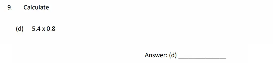 Question 9(d) - The Perse School - 11 Plus Maths Specimen Paper 4 - 2026