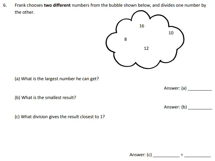 Question 6(a,b,c) - The Perse School 11 Maths Specimen Paper - 5 - 2024