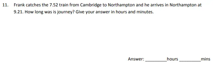 Question 11 - The Perse School 11 Maths Specimen Paper - 5 - 2024