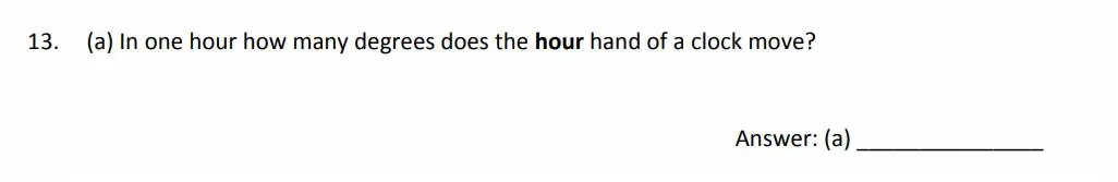 Question 13(a) - The Perse School - 11 Plus Maths Specimen Paper 5 - 2026