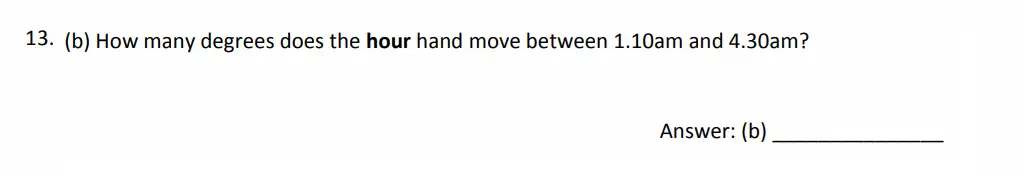 Question 13(b) - The Perse School - 11 Plus Maths Specimen Paper 5 - 2026