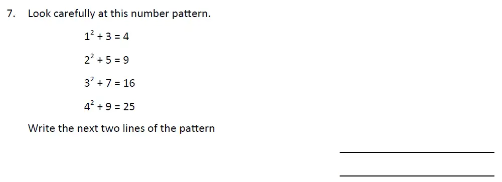 Question 7 - The Perse School 11 Maths Specimen Paper - 2024