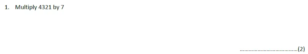 Question 1 - Whitgift School 11+ Maths Entrance Exam Sample Paper 2024
