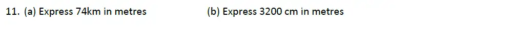 Question 11(a,b) - Whitgift School 11+ Maths Entrance Exam Sample Paper 2024