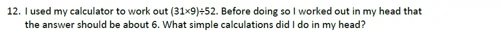 Question 12 - Whitgift School 11+ Maths Entrance Exam Sample Paper 2024