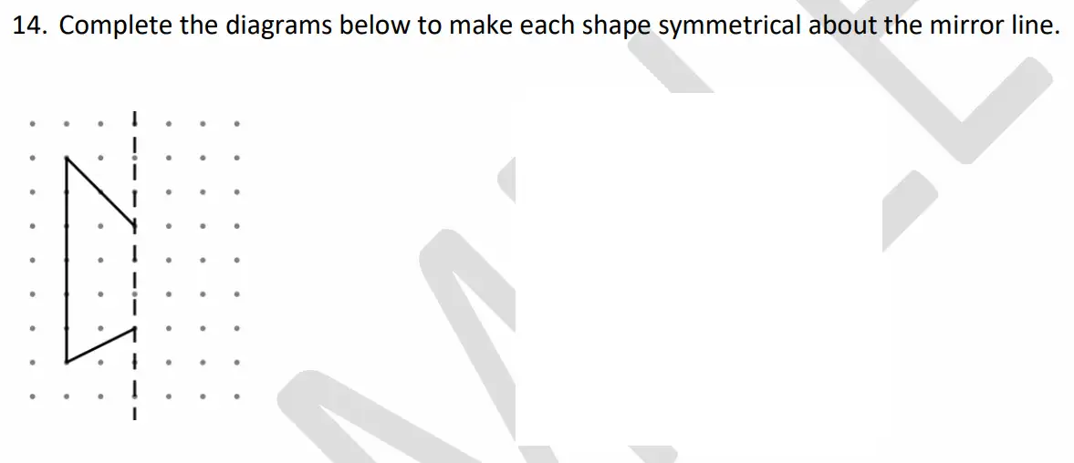 Question 14(a) - Whitgift School - 11 Plus Maths Entrance Exam Sample Paper - 2026