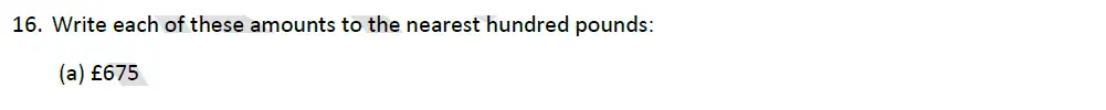 Question 16(a) - Whitgift School - 11 Plus Maths Entrance Exam Sample Paper - 2025