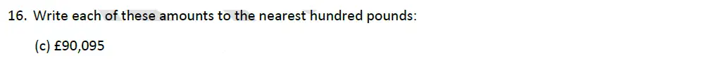 Question 16(c) - Whitgift School - 11 Plus Maths Entrance Exam Sample Paper - 2025