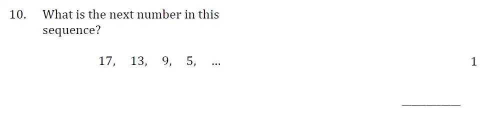 Question 10 - Withington Girls School 11+ Maths Sample Paper 2024