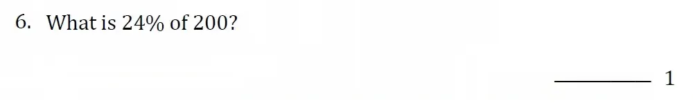Question 06 - Withington Girls School - 11+ Maths Entrance Paper - 2023