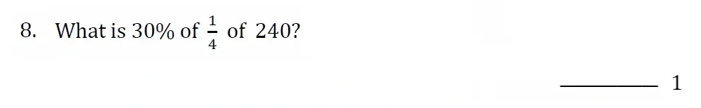 Question 08 - Withington Girls School - 11+ Maths Entrance Paper - 2023