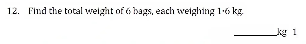 Question 12 - Withington Girls School - 11+ Maths Entrance Paper - 2023