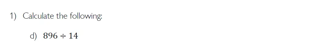 Question 1(d)