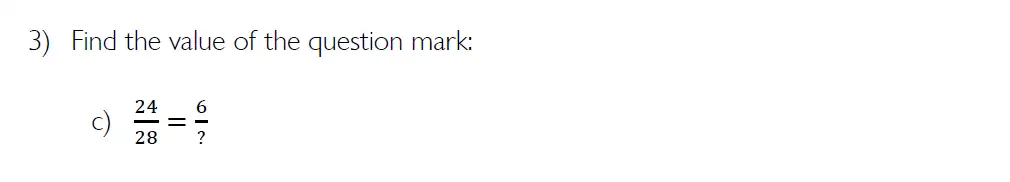 Question 3(c) - Wycombe Abbey 11+ Maths Entrance Exam Sample Paper 2024