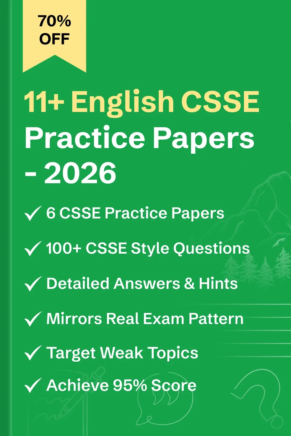 11+ English CSSE Practice Papers Bundle - image