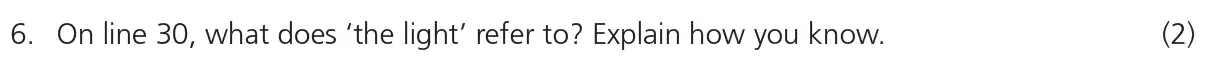 Question 06 - 11 Plus Independent English Pack 1 Test Paper 3