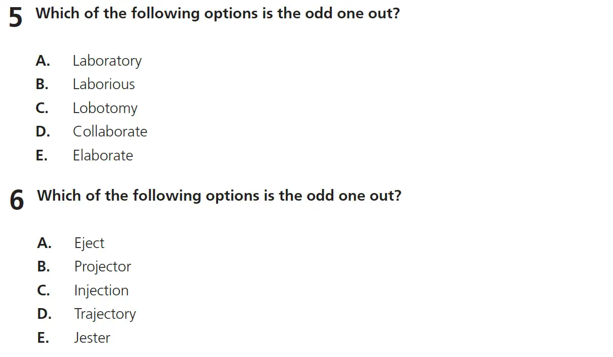 Question 05 & 06 - 11+ Vocabulary - Root Words, Prefixes & Suffixes - Test Paper 3