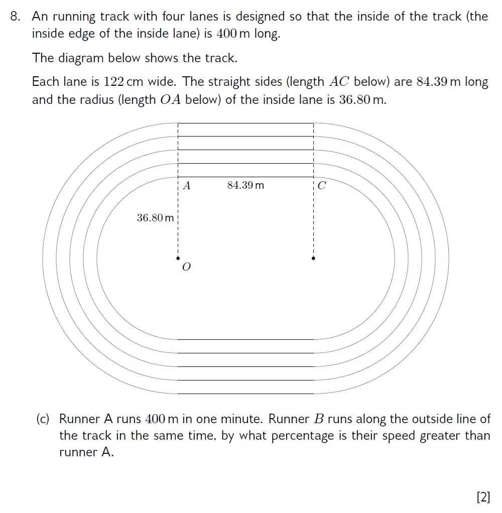 Question 08(c) - Wellington 13 Plus Maths Exam 2022 Scholarship Paper