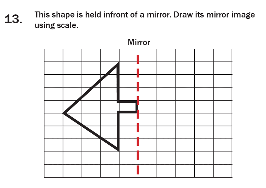 Question 13 - 7 Plus Maths Test Paper 2