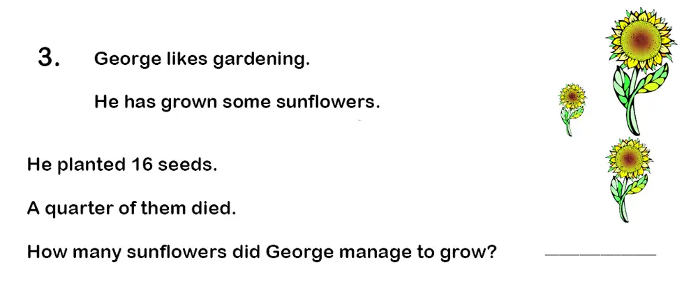 Question 8 - Haberdashers’ Aske’s Boys’ School (HABS) – 7 Plus Maths