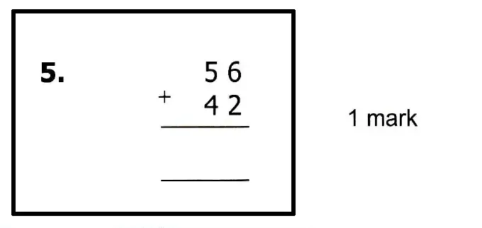 Question 5 - Highgate School – 7 Plus Maths Practice Paper