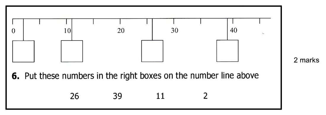 Question 6 - Highgate School – 7 Plus Maths Practice Paper