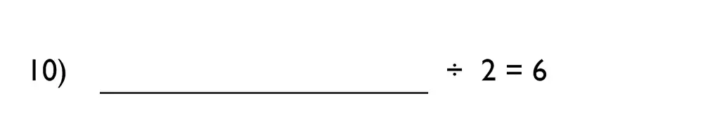 Question 10 - King’s College School – 7 Plus Maths Specimen Paper