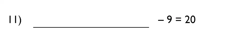 Question 11 - King’s College School – 7 Plus Maths Specimen Paper