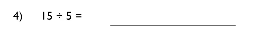 Question 4 - King’s College School – 7 Plus Maths Specimen Paper