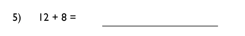 Question 5 - King’s College School – 7 Plus Maths Specimen Paper