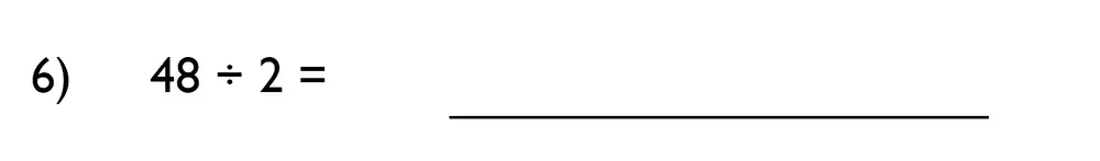 Question 6 - King’s College School – 7 Plus Maths Specimen Paper
