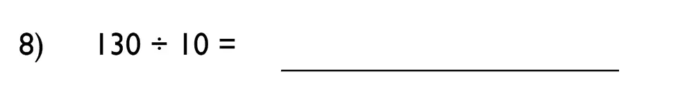 Question 8 - King’s College School – 7 Plus Maths Specimen Paper