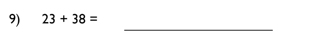 Question 9 - King’s College School – 7 Plus Maths Specimen Paper