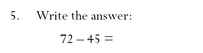 Question 5 - Magdalen College School – 7 Plus Maths Sample Paper
