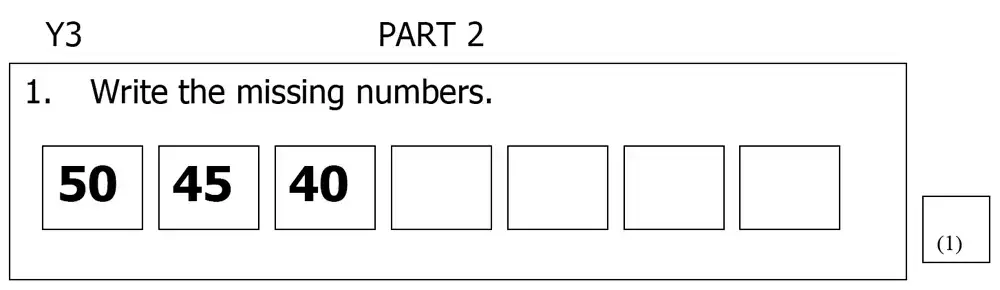 Question 16 - St Mary’s School Cambridge – Year 3 Maths Sample Test Paper