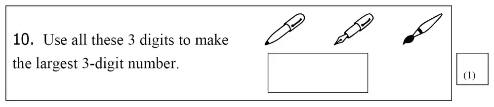 Question 25 - St Mary’s School Cambridge – Year 3 Maths Sample Test Paper