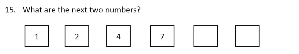 Question 15 - The Perse School, Cambridge – Year 3 Specimen Paper