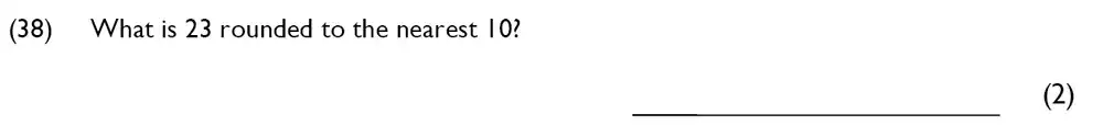 Question 38 - Westminster Cathedral Choir School – 7 Plus Specimen Maths Paper