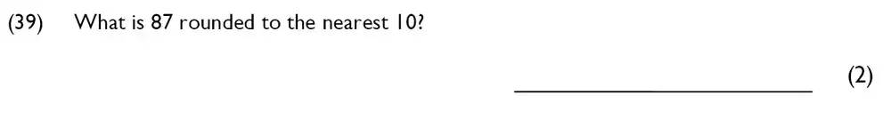 Question 39 - Westminster Cathedral Choir School – 7 Plus Specimen Maths Paper