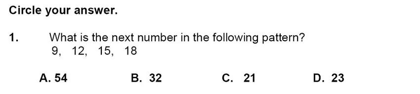 Question 1 - Alleyn’s School – 9 Plus Maths Sample Paper