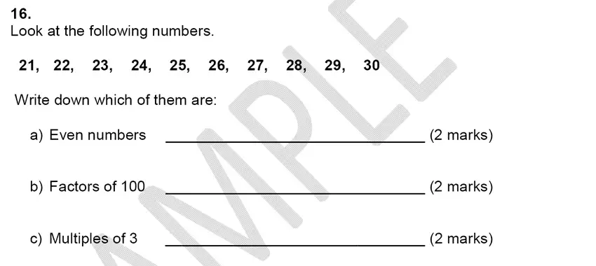 Question 16 - Alleyn’s School – 9 Plus Maths Sample Paper