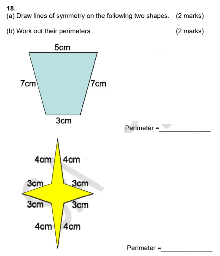 Question 19 - Alleyn’s School – 9 Plus Maths Sample Paper