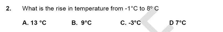 Question 2 - Alleyn’s School – 9 Plus Maths Sample Paper