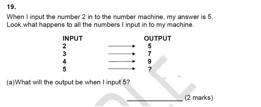 Question 20 - Alleyn’s School – 9 Plus Maths Sample Paper